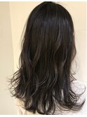 黒髪/韓国グレージュカラー