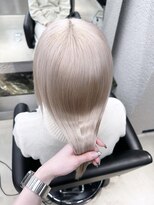 ペレ 栄店(PELE) デザインカラー/レイヤーカット/ウェットヘア/オリーブベージュ