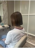 切りっぱなしボブ×抜きっぱなしインナー