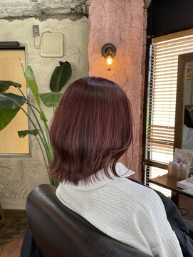 ロッソバイアルター 鎌取(ROSSO by aL-ter) 【デザインカラー/レイヤーカット/ウェットヘア】千葉香奈