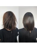 大人可愛いミディアムボブ【聖蹟桜ヶ丘/美容室/髪質改善】