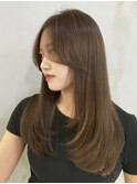 内巻きでかわいいレイヤーカット髪質改善カラー i
