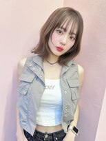 セシル(SECYL) 【Mika】ウルフ　レイヤーカット　ボブ　グレージュ　韓国