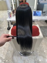 ケンジ 平塚 アネッタ(KENJE annetta) 艶髪ストレート《髪質改善カラー×髪質改善トリートメント》