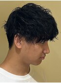 ツイスパツイストスパイラルパーマ縦落ちツイスパメンズパーマ