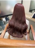 ブリーチなしWカラー◎チェリーレッド