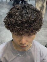 フィフスパーク(fifth PARK)&nbsp;渋谷プードルパーマ強めパーママッシュウルフメンズカット20代