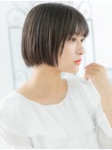 浅草/髪質改善/グレーベージュ×姫カットレイヤーショートボブj