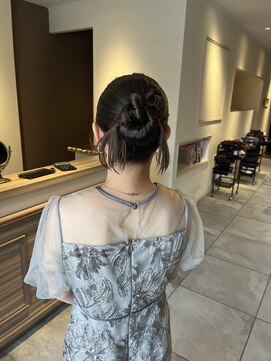 ヘアースタジオ エフ(Hair studio f) タイトアレンジ/カチモリヘア/韓国ヘア/茨木