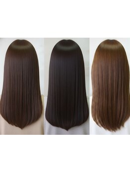 人気【N.エヌドット】の縮毛矯正剤を使用しナチュラルな髪へ*くせや広がり等の悩みもお任せ♪日吉/縮毛矯正