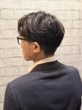 グレイスフル バーバープラチナム 六本木店(Graceful Barber platinum) ビジネスナチュラルニュアンスパーマ