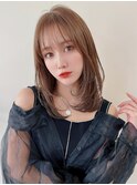 ハイレイヤー/ミディアム・ロング/20代/30代/顔周り・フェイス