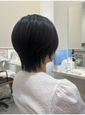 #ショートヘア#襟足ありショート