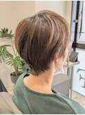 国分寺ショートカットショートボブイルミナカラーヘッドスパ韓国