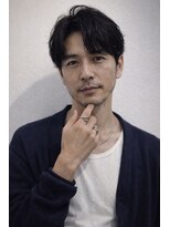 キュー(Cue_)&nbsp;《30代.40代男性へ。大人のメンズパーマ》フェザーパーマ/清潔感