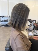 014 30代40代ハイライトバレイヤージュ透明感外国人風カラー