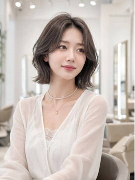 ラビマーニ 吹田店(Labimani) 【Labimani】韓国風レイヤーボブ、大人韓国ボブ、くびれショート
