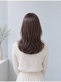 ゆるふわセミロング