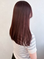ミュラ(mulah)&nbsp;ブリーチなしダブルカラーピンクラベンダー＊艶髪ストレートヘア