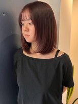 アカラ(acala)&nbsp;ローレイヤーミディアム【イルミナカラー/縮毛矯正/髪質改善】