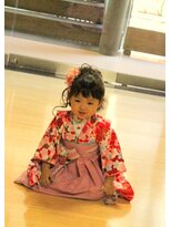 アルファーカット イチノハシ(ALPHACUT ichinohashi)&nbsp;七五三ヘアー