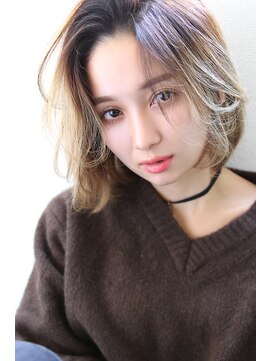ブラン 梅田(Blanc) 【Blanc 梅田】グラデーションカラー/ボブ/3Dカラー