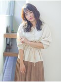 艶がある!! ゆるやかなパーマのほつれウエーブ_3