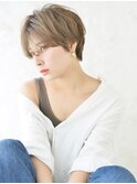 大人うざバングエアリーショート~front~/心斎橋&難波&なんば