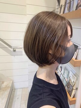 ネオリーブ アンド 渋谷店(Neolive &) まとまり顎ラインボブ