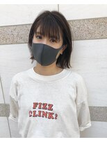 グレープ バイン(GRAPE VINE)&nbsp;耳掛け美人な切りっぱなしボブ【Grape vine 新小岩】