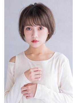 レニーバイエース(LANY by ACE) 【LANY 横浜】大人可愛い丸みショート×くすみカーキベージュ