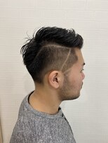 カッシーニ 琴似店(CASSINI)&nbsp;マイティソー刈り上げ稲妻ラインスタイル