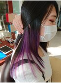 インナーカラーパープル