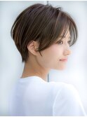 前髪なし大人ショート20代30代40代【AIN.表参道】川原大地