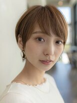 ドットハリス(.Hallis)&nbsp;20代30代大人可愛い前下がりショートボブ/丸みショート/前髪あり
