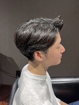 ビーダンディー(Bee dandy)&nbsp;ビジネスナチュラル ツーブロック ミディアムセンターパート