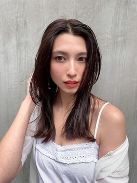 エレン 池袋(ElEn.) 【エレン池袋】小顔カット×大人気くびれミディ　前髪かきあげ