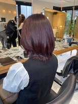 ヘアサロン ガリカ 表参道(hair salon Gallica) 【mami】くびれミディxラベンダーココア/ブリーチなし<表参道>