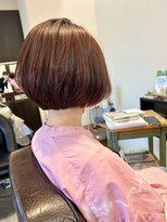 ニコ ヘアー(nico hair)&nbsp;オレンジカラー×ボブ