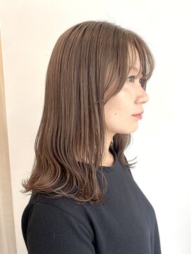 ロックワークオレンジ 西中島店(ROCK WORK ORANGE) ブリーチ一回!柔らかベージュ♪