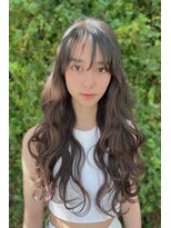 リークフー(Ree cu fuu)&nbsp;10代20代30代40代前髪　ロングウェーブヘアー　藤沢