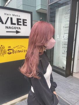 アイリー 名古屋(A/LEE) ピンクカラー/秋ヘアカラー