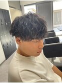 メンズ波巻きスパイラルパーマ