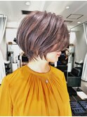 ショートボブ×毛流れ矯正（浅野）
