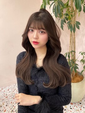 ボタン シブヤ(VOTAN SHIBUYA) アッシュ/グレージュ/韓国ヘア/渋谷/レイヤー/顔まわり