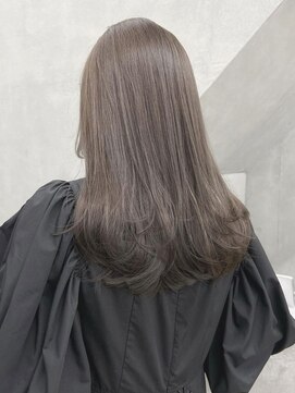 チル(chill) グレージュカラー＊ブリーチ無しダブルカラー