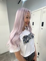 ペレ 栄店(PELE)&nbsp;デザインカラー/レイヤーカット/ウェットヘア/オリーブベージュ