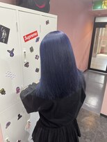 エススウィート(S SWEET)&nbsp;ネイビー  暗髪  艶髪  透明感カラー