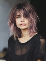 アルトリスト(Altruist Aging×HAIR&SPA)&nbsp;★ダークアッシュ大人ガーリーボブ着物ミディアムレイヤーカット