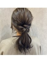 マターエル(mata L23)&nbsp;オリーブベージュ×ゆるふわアレンジ